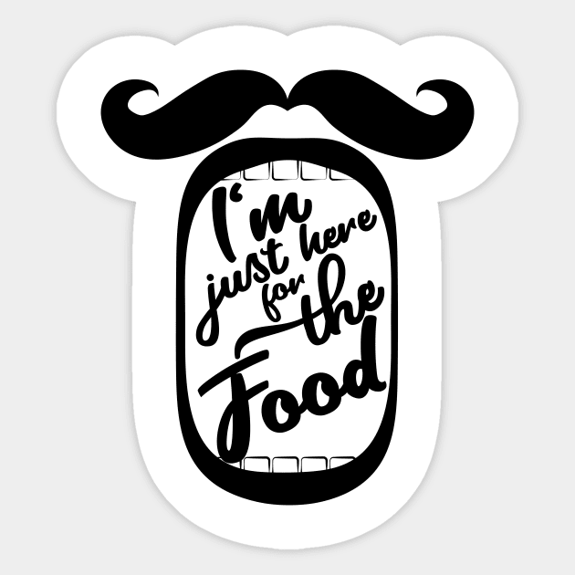 I'm just here for the Food Sticker by DancingSushi